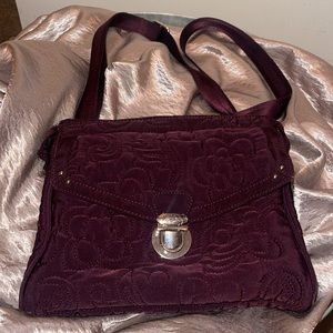 Vera Bradley burgundy crossbody